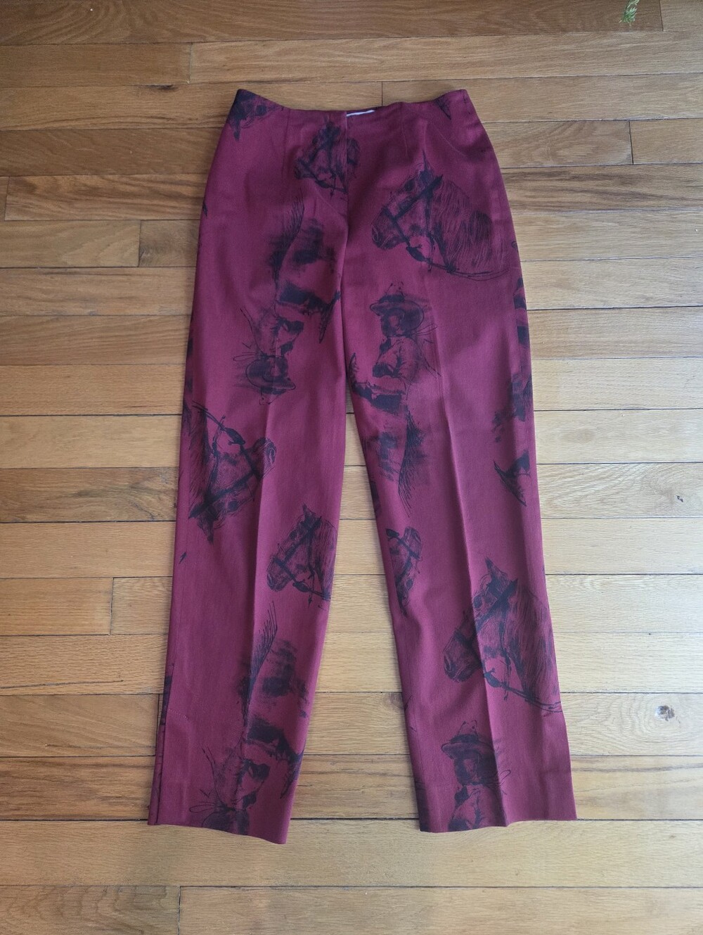 Western Eric Casual Straight-Leg  Printed Women's Pants Size 8